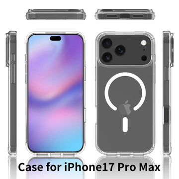 Rexbloom iPhone 17 Pro Max Transparent Case