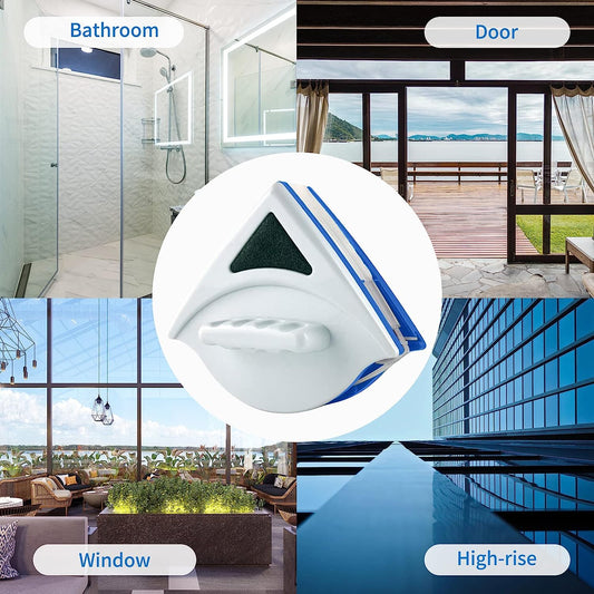 Double-Sided Magnetic Glass Cleaner