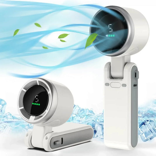 5-Mode Handheld Turbo Portable Fan