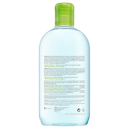 Micellar Water for Oily Skin - Bioderma Sébium H2O 500ml