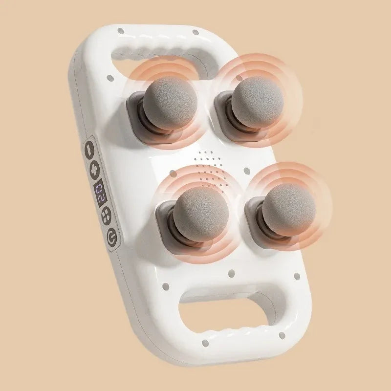 4-Head Handheld Deep Tissue Massager